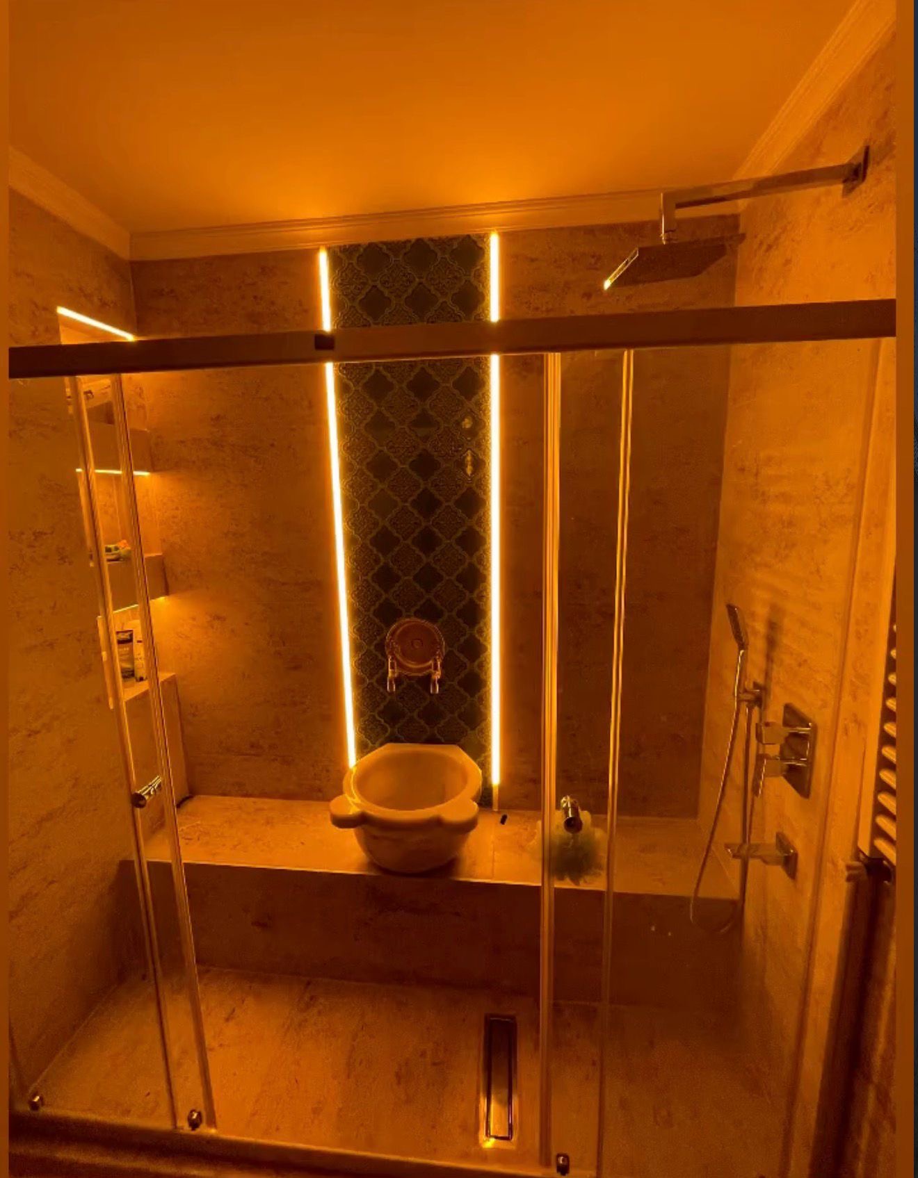 Banyo aydınlatma uygulaması